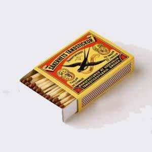 Zwaluw long pipe matches 5 boxes