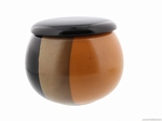 Tabakspot Zwart & Bruin Keramiek
