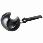 Chieftain one finger pipe in zwart 9 mm filter